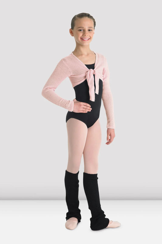 Bloch Girls Hazel Shrug Pink/ Black